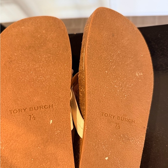 Tory Burch Mustard and Beige Sandals - Picture 6 of 8